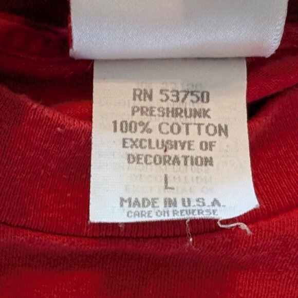 90's Walt Disney World 25th Anniversary Fantasia Mickey T-Shirt - Size L - Picture 5 of 6